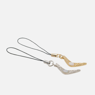 Boomerang White Opal strap
